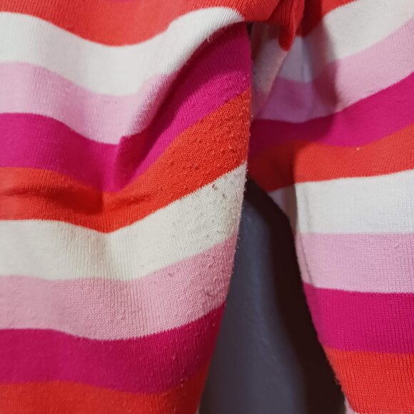 Hatley Organic Cotton Long Sleeve Pink Striped Pajama Set Women's Med - Picture 10 of 11